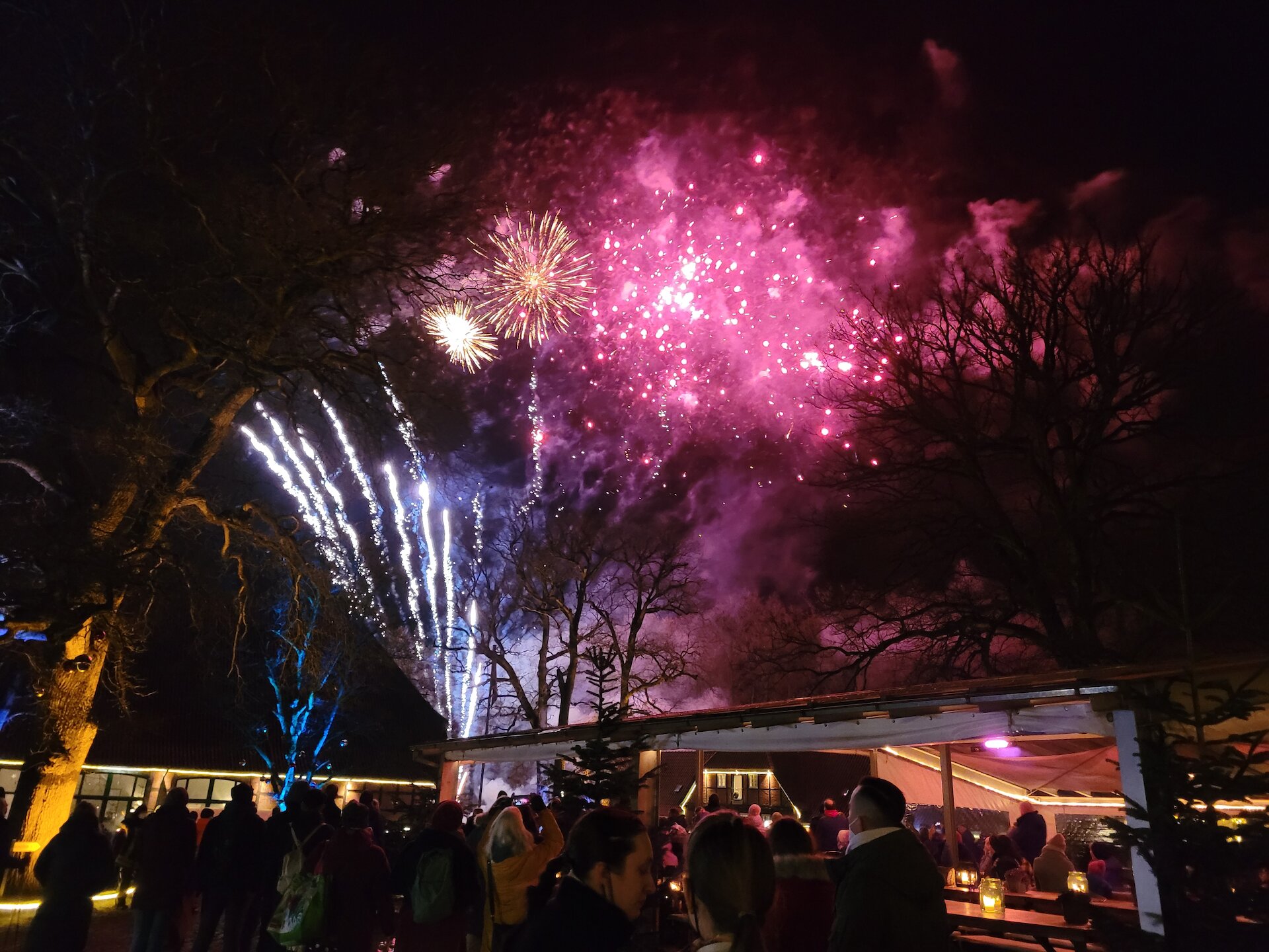 Winterzauber Feuerwerk